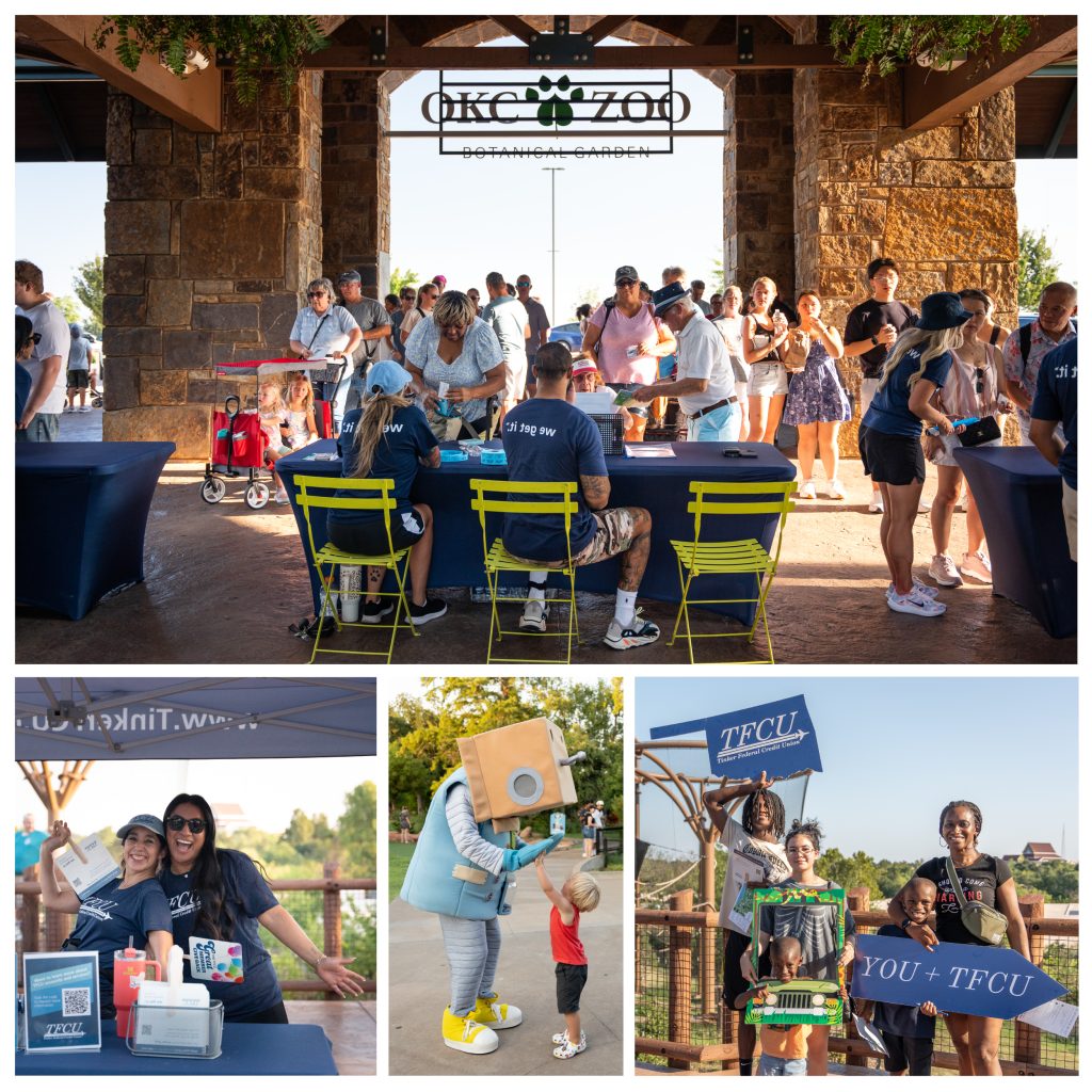 Collage of member appreciation day photos.
